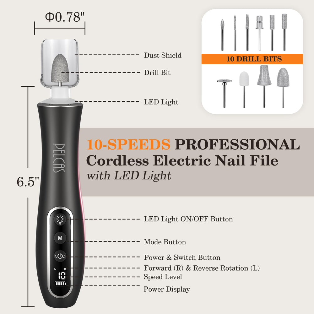 PEL CAS dust shield and cleaning brush keep the work area clean
