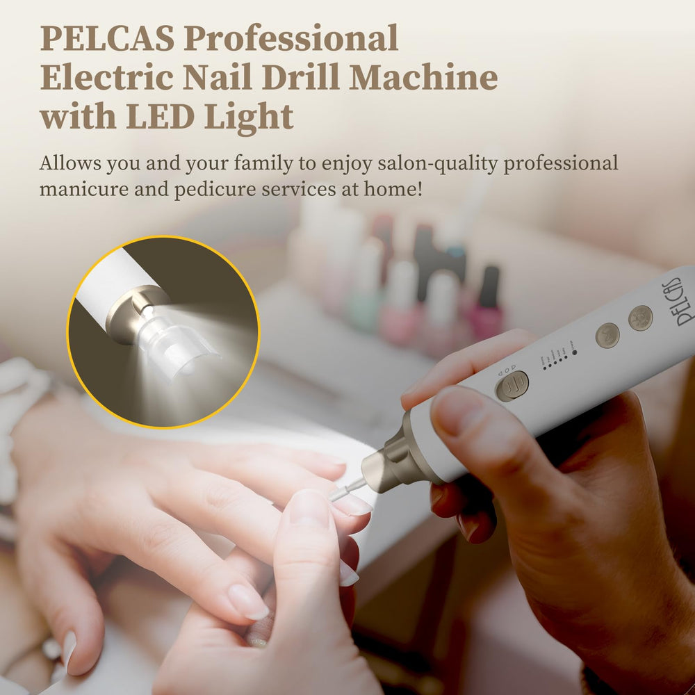 PELCA S foot callus remover with robust bit for smoother heels.