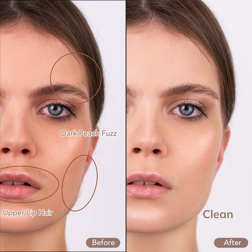 Pelcas mini dermaplaning tool packaging showing compact home-use kit.