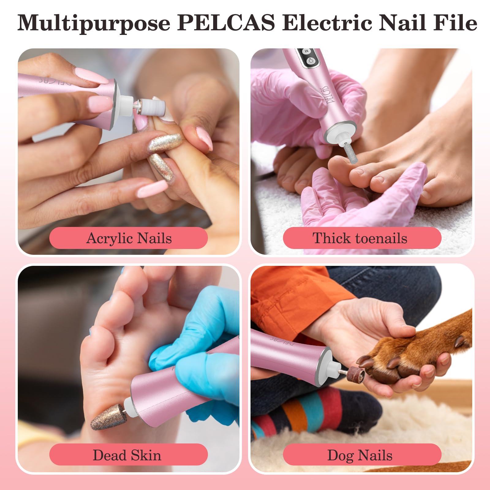 PELCAS Long-lasting battery life powers up to five hours.