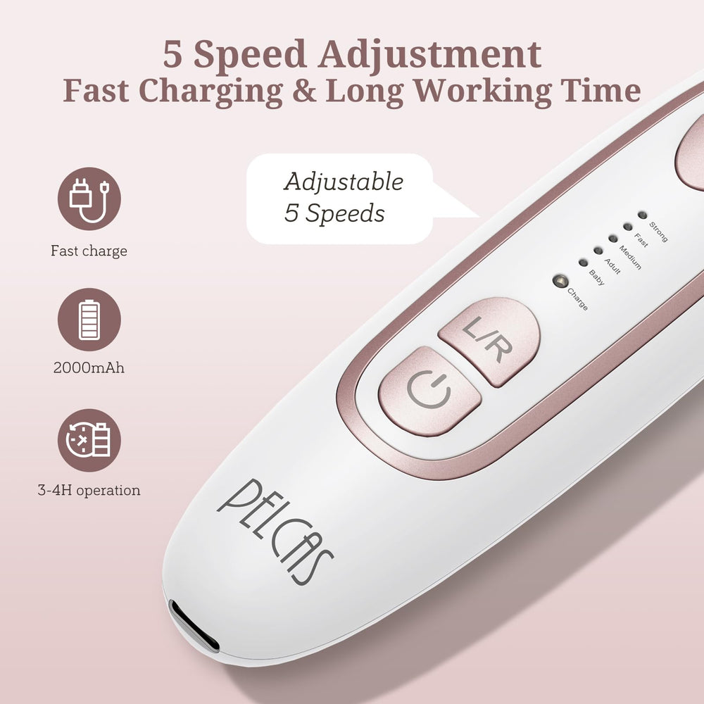 Pelcas USB-C charging enables convenient power on the go.
