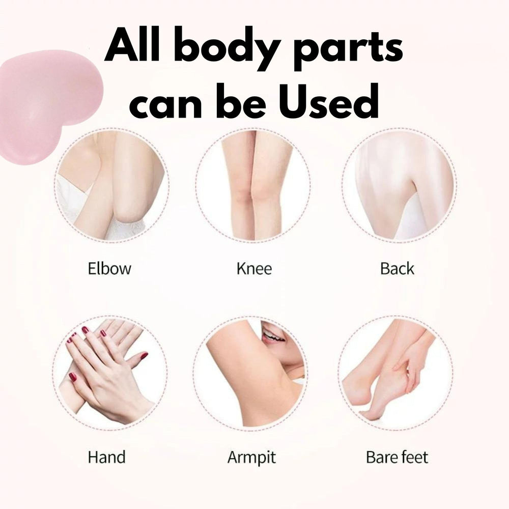 Pelican Soap elbows knees neck usage shot indicates targeted smoothing
