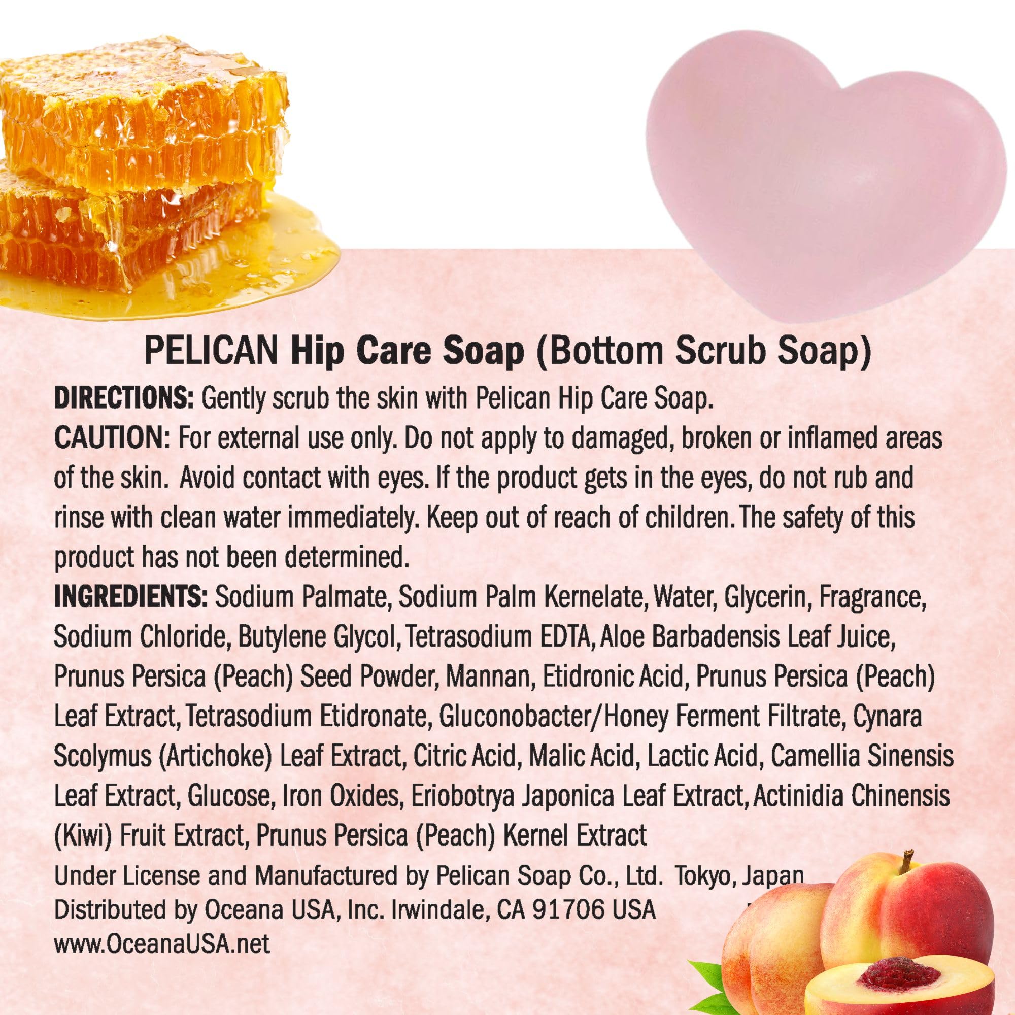 Pelican Soap Japanese peach fragrance product image enhances daily routine
