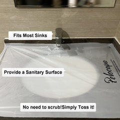 Pelocapa peel-off adhesive corners shown for easy attachment with no sink marks