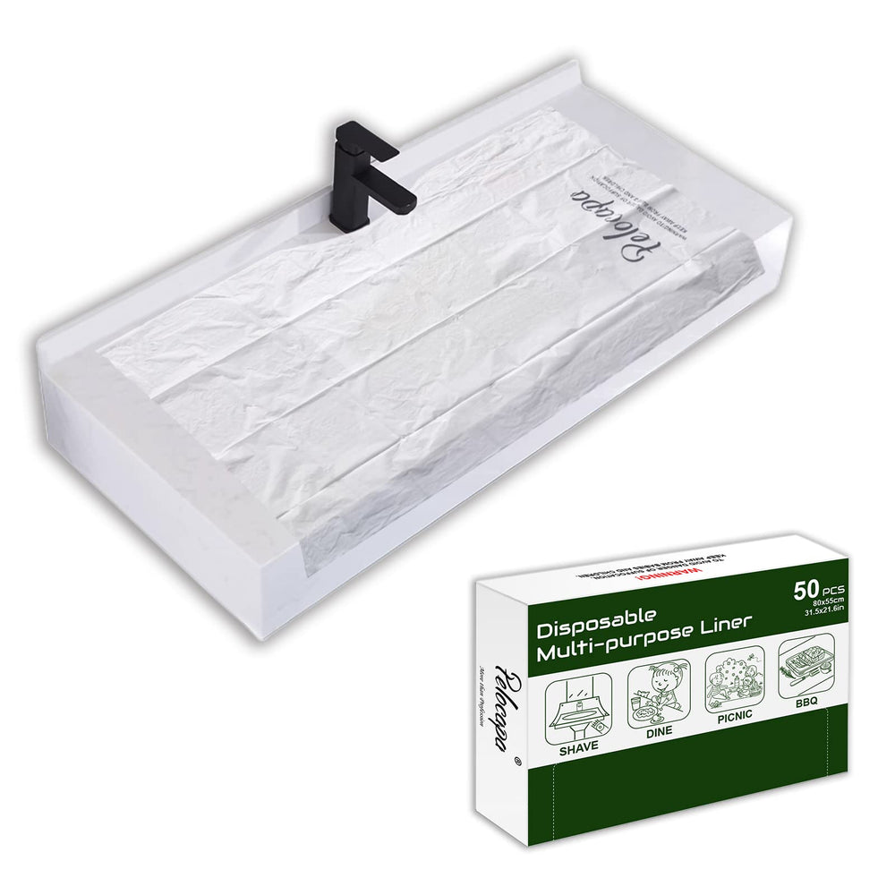 Pelocapa disposable hair beard catchers front view showing convenient grooming cleanup