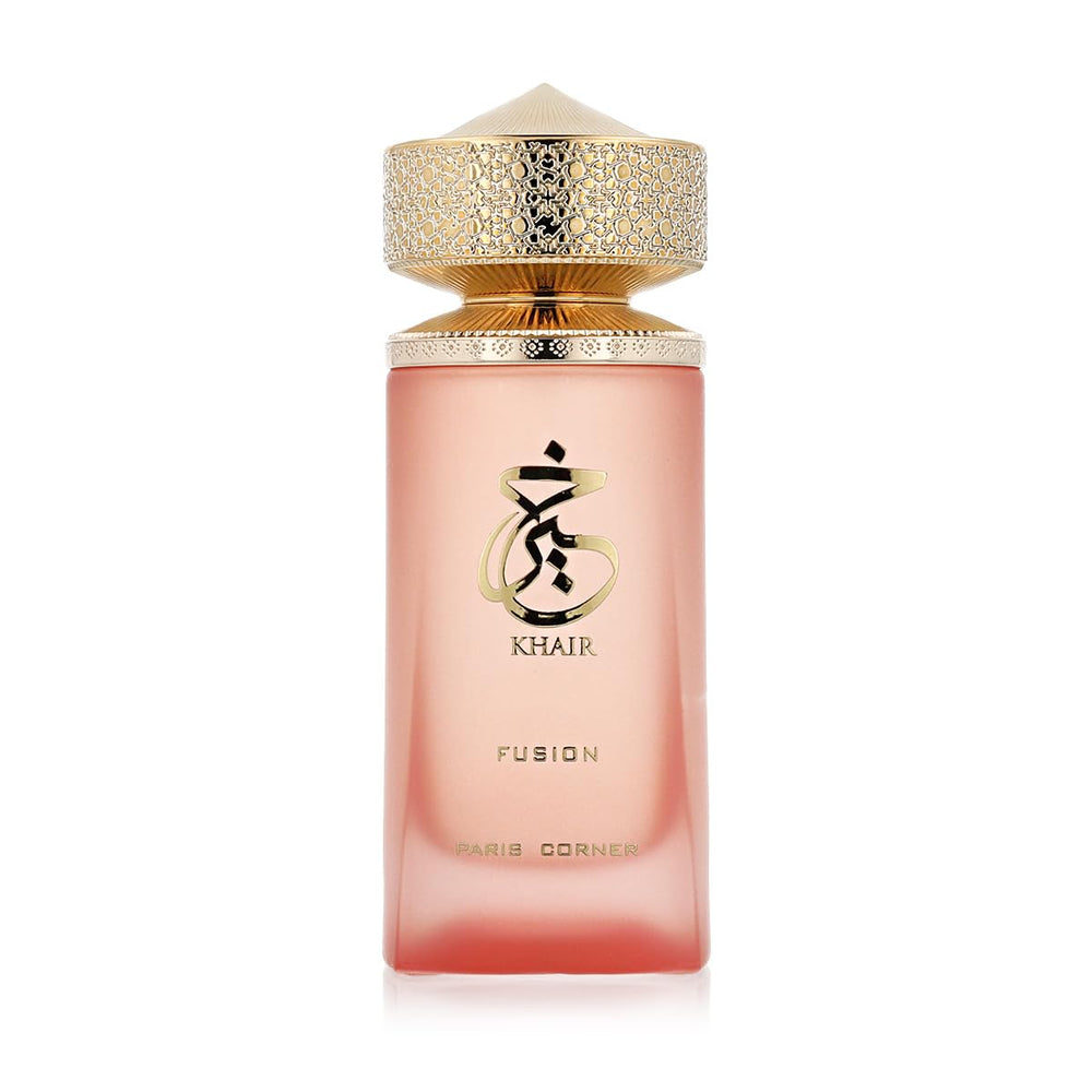 Pendora Khair Fusión Lyche Lychee note closeup reveals vibrant floral-fruity accents.