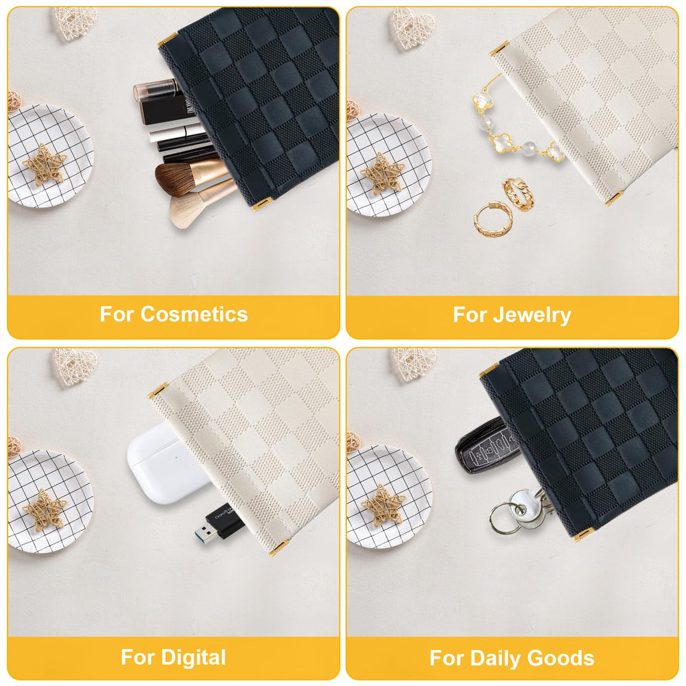 PENGJINYU mini cosmetic bag in hand, portable travel companion.