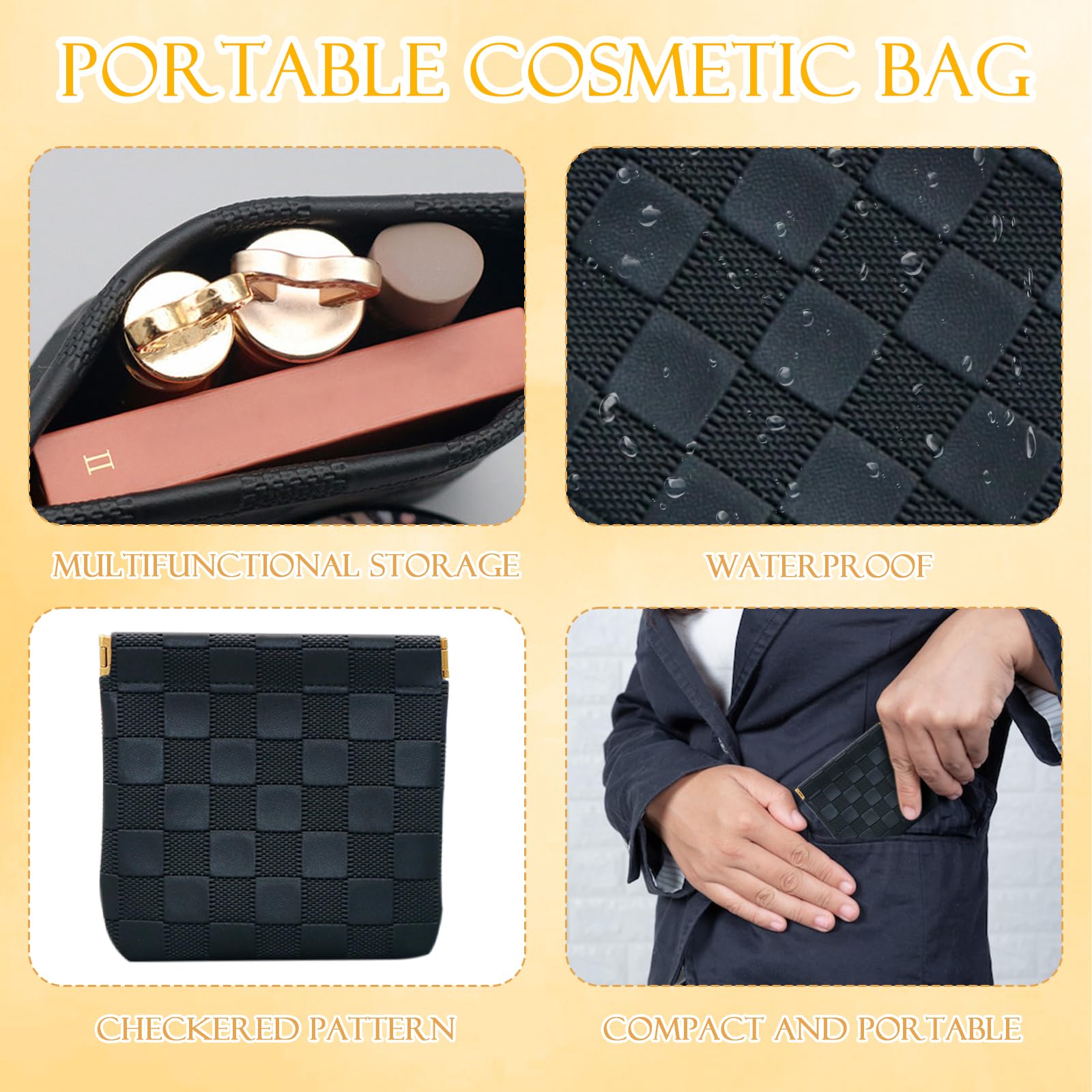 PENGJINYU self-closing interior soft-flannel, item protection and easy cleaning.