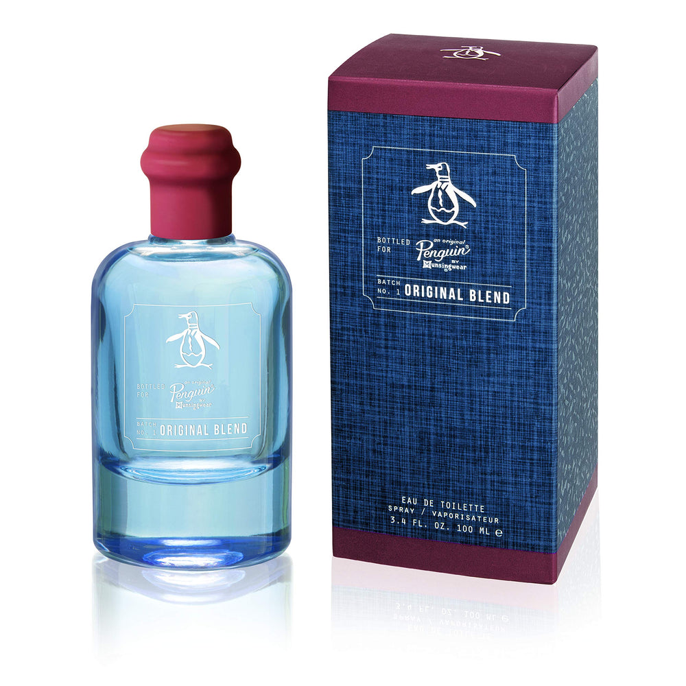 Penguin Original Blend cap closeup highlights premium packaging and refined scent cues.