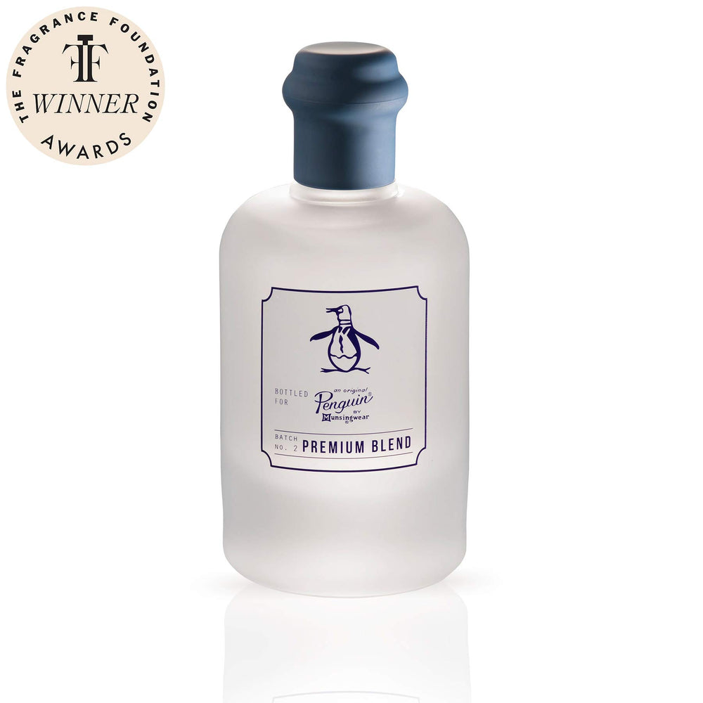 Penguin Original Premium bottle pour captures fresh bergamot and sea notes for everyday freshness.