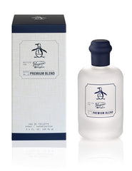 Penguin Original Premium bottle sideview highlights aquatic notes for daytime wear.