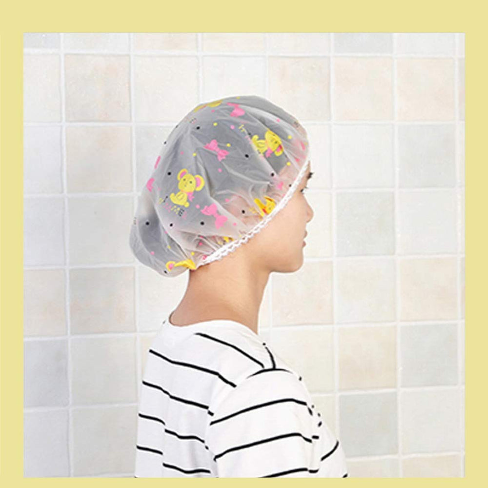 Pengxiaomei shower cap versatile for bath, face wash, and makeup routines