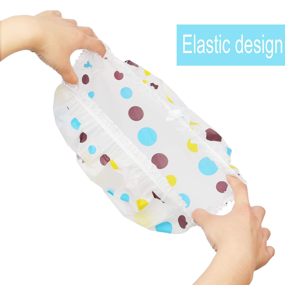 Pengxiaomei shower cap diameter 27 cm laid flat for full coverage