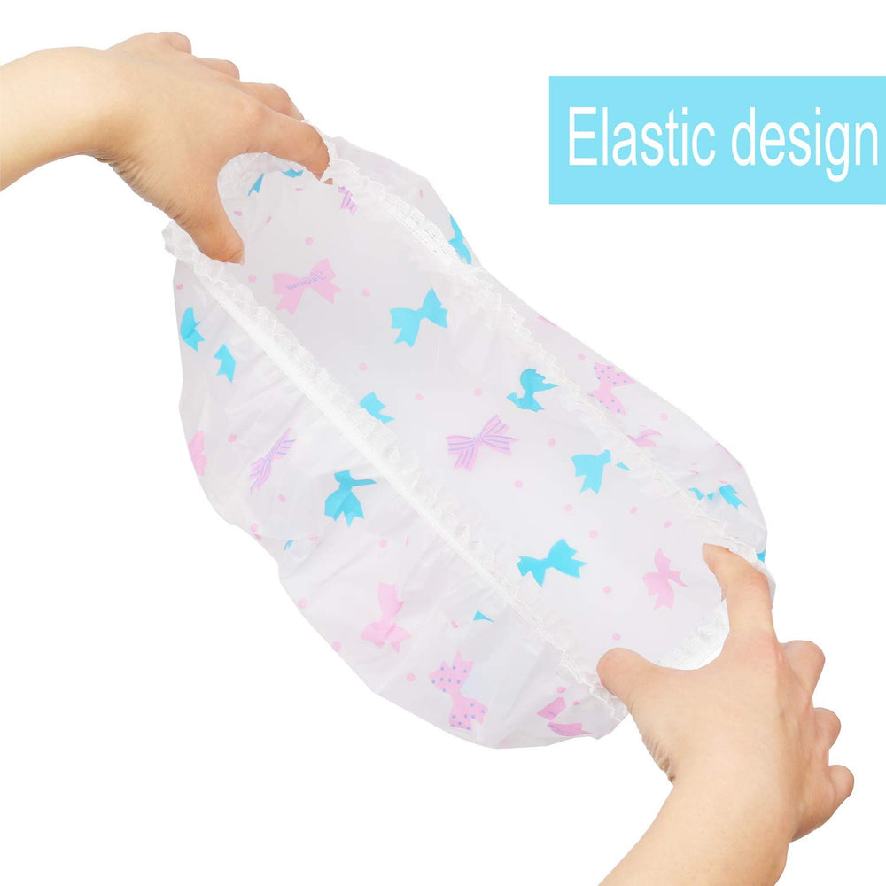 Pengxiaomei shower cap folded for travel-friendly, compact storage