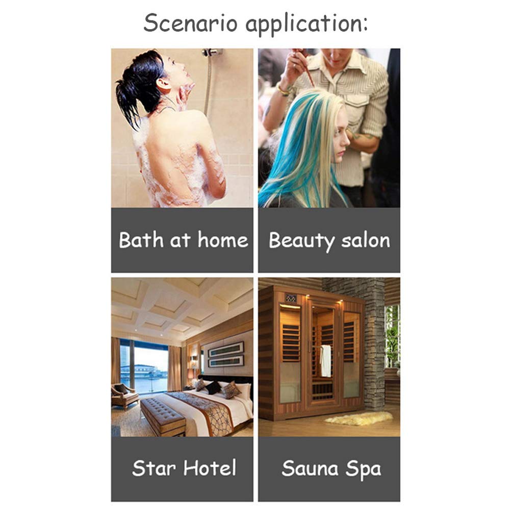 Pengxiaomei shower cap in use during bath or makeup routine