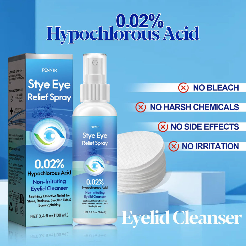 PENNTR Stye Eye Drops family-safe formula suitable for sensitive eyelids daily use.