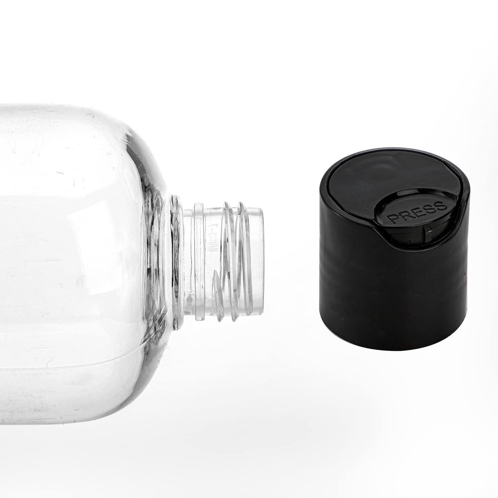 Peohud clear bottle labeled-ready for easy identification