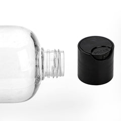 Peohud clear bottle labeled-ready for easy identification