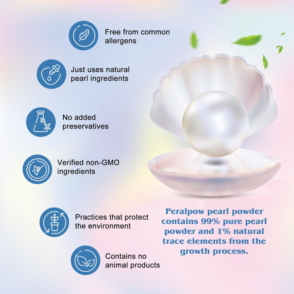 Peralpow Pearl Powder moisturizer mix for enhanced hydration and smoother texture.