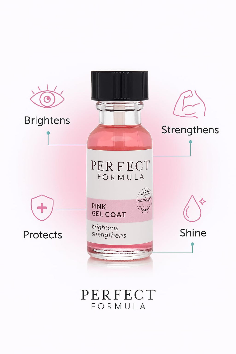 Perfect Formula keratin nail treatment—nourishes damaged nails and reinforces structure.