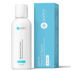 Perfect Image bottle pour demonstrates gel cleanser for refined pores and refreshed skin