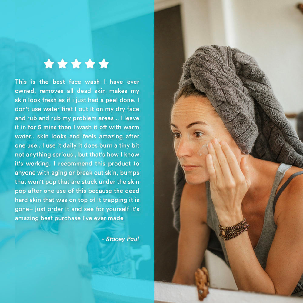 Perfect Image gel exfoliation action reveals surface renewal and smoother texture