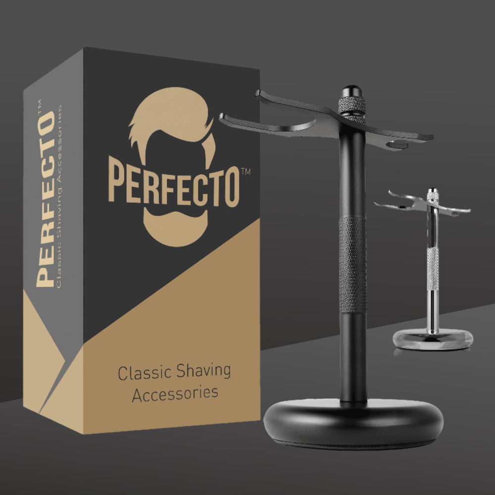 Perfecto Deluxe unboxing image showcasing premium packaging and stand
