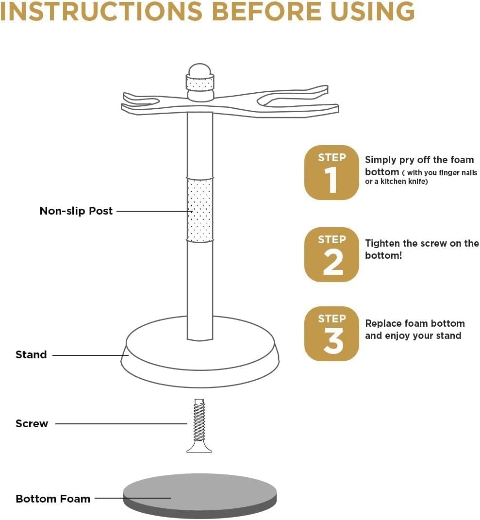 Perfecto deluxe stand weighted base close-up showing stability during grooming