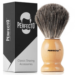 Perfecto synthetic bristles shaving brush ultra-soft bristles for a smooth shave