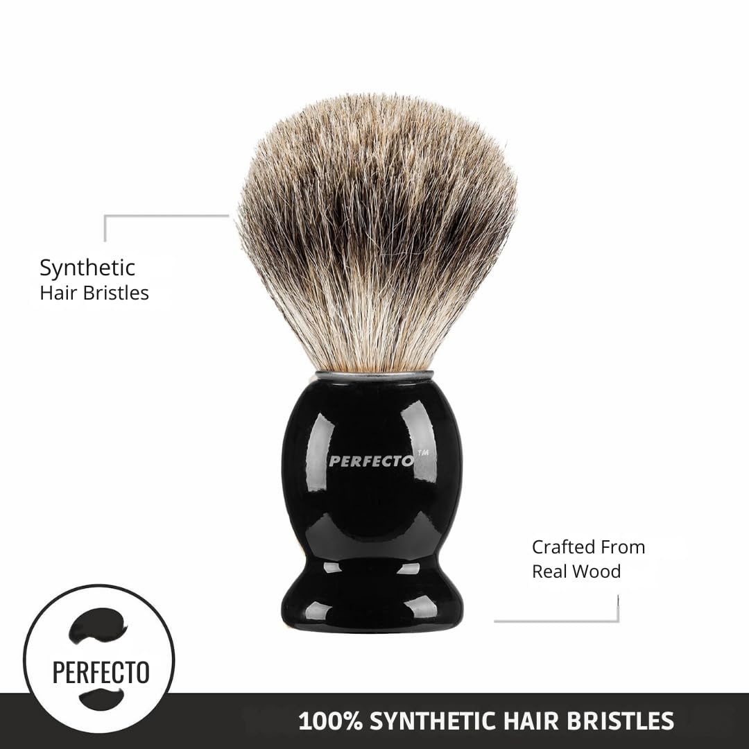 Perfecto wooden-handle luxury adds barbershop feel to daily grooming