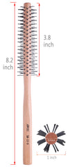 PERFEHAIR 1-inch mini quiff roller close-up shows precise control for bangs.