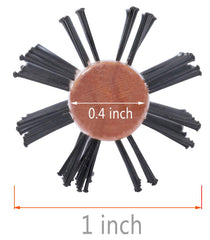 PERFEHAIR ball-tipped nylon bristles gently grip curls for smooth styling.