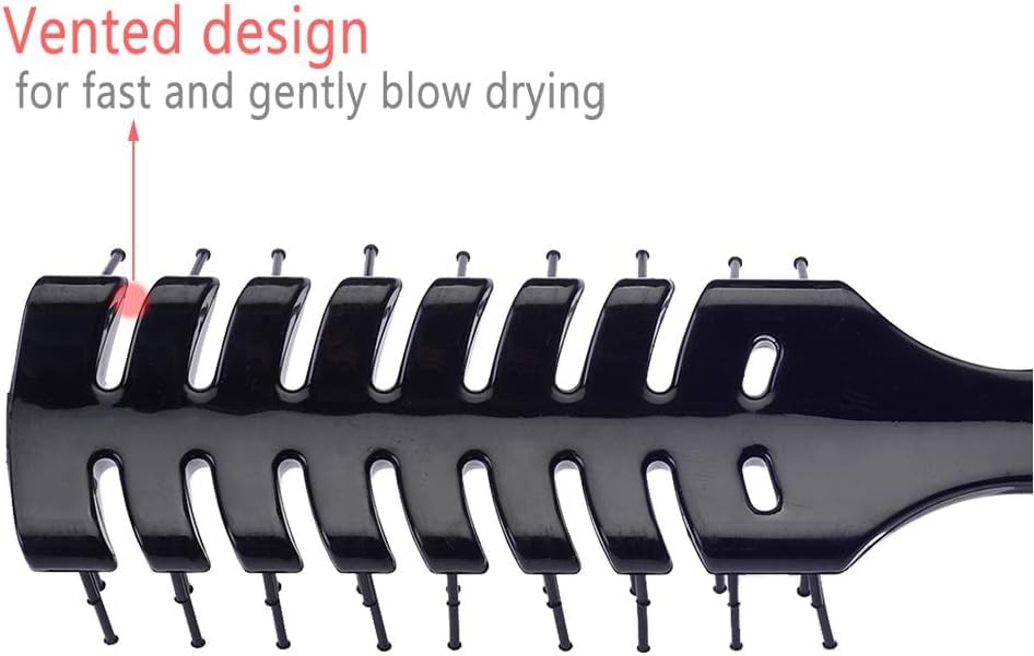 PERFEHAIR detangling bristles glide through tangled hair with minimal tug.