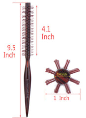 PERFEHAIR mini round brush adds lift for short hair and subtle curls