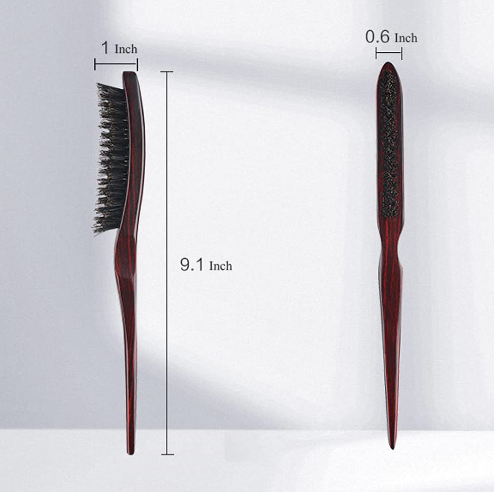PERFEHAIR teasing brush section-tip close-up demonstrates easy hair parting and sectioning.