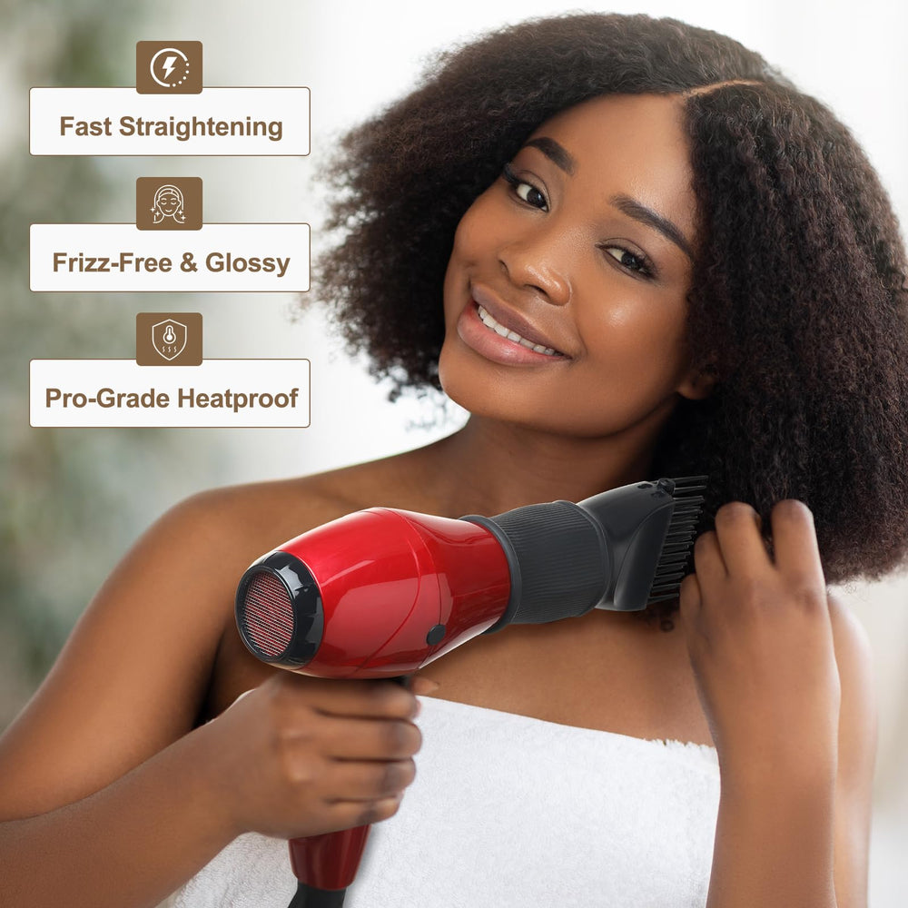 PERFEHAIR unbreakable-teeth closeup demonstrates detangling efficiency for smoother styling.