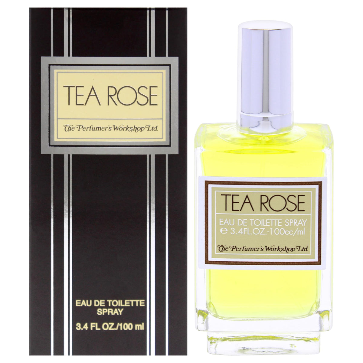 Perfumer's Workshop Tea Rose bottle front for everyday elegance.