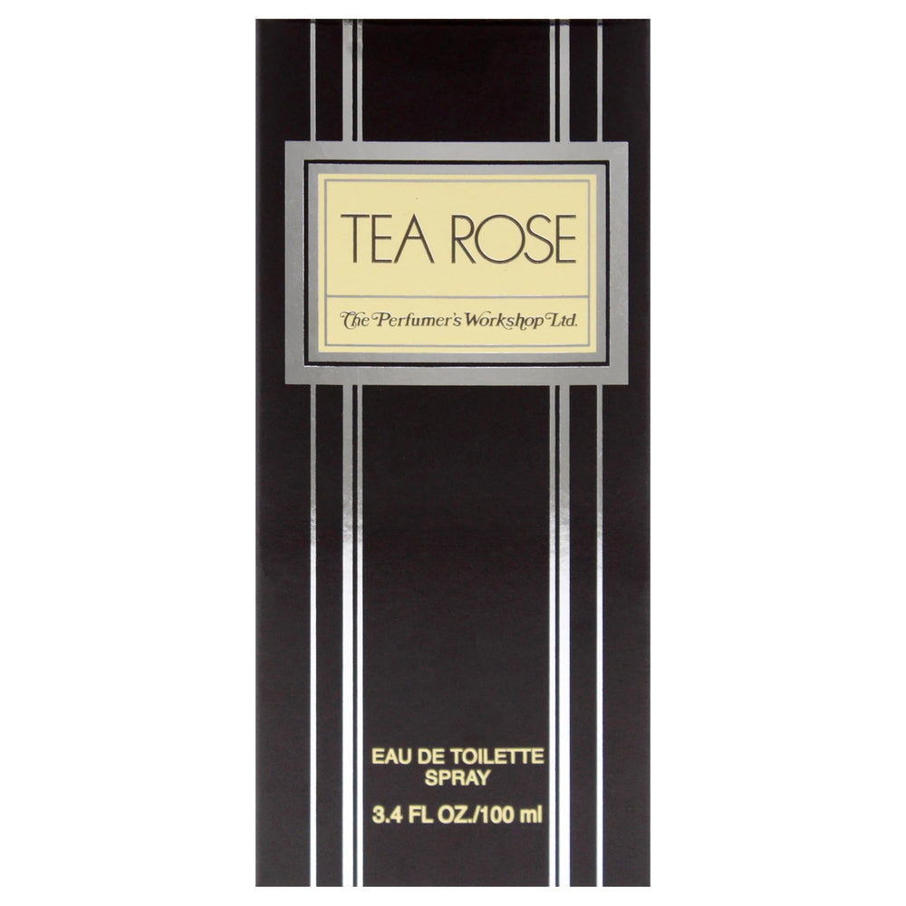 Perfumer's Workshop Tea Rose woman posing evokes timeless feminine charm.