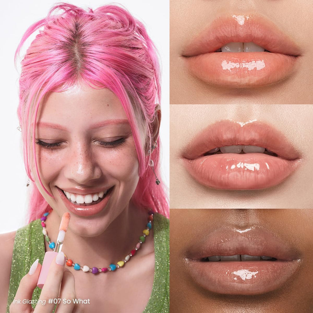 Peripera Ink Glasting Lip Gloss with mango, olive fruit, jojoba oils for moisture
