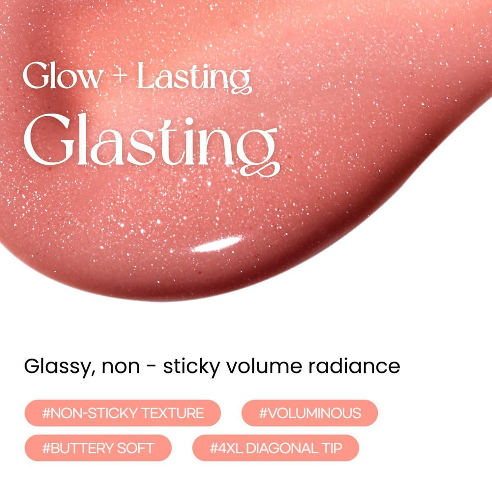 Peripera Ink Glasting Lip Gloss 007 So What swatch on skin shows rich pigment