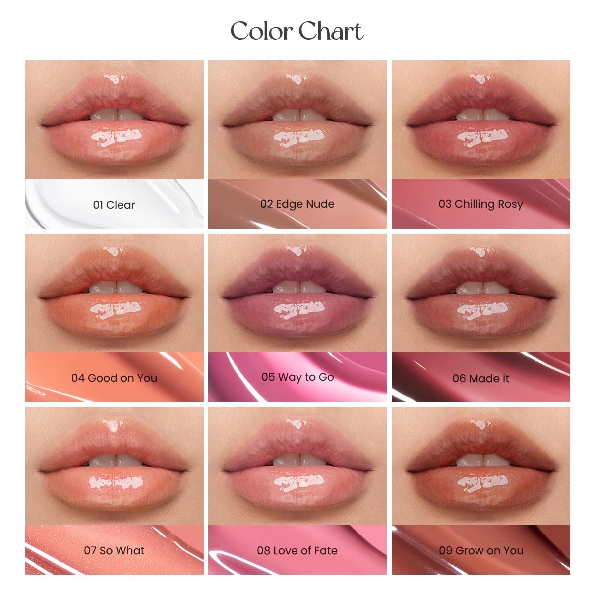 Peripera Ink Glasting Lip Gloss enhances fullness with glassy finish