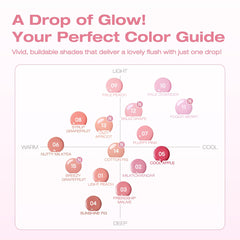 Peripera Syrupy Tok Cheek color swatch reveals buildable pigmentation.