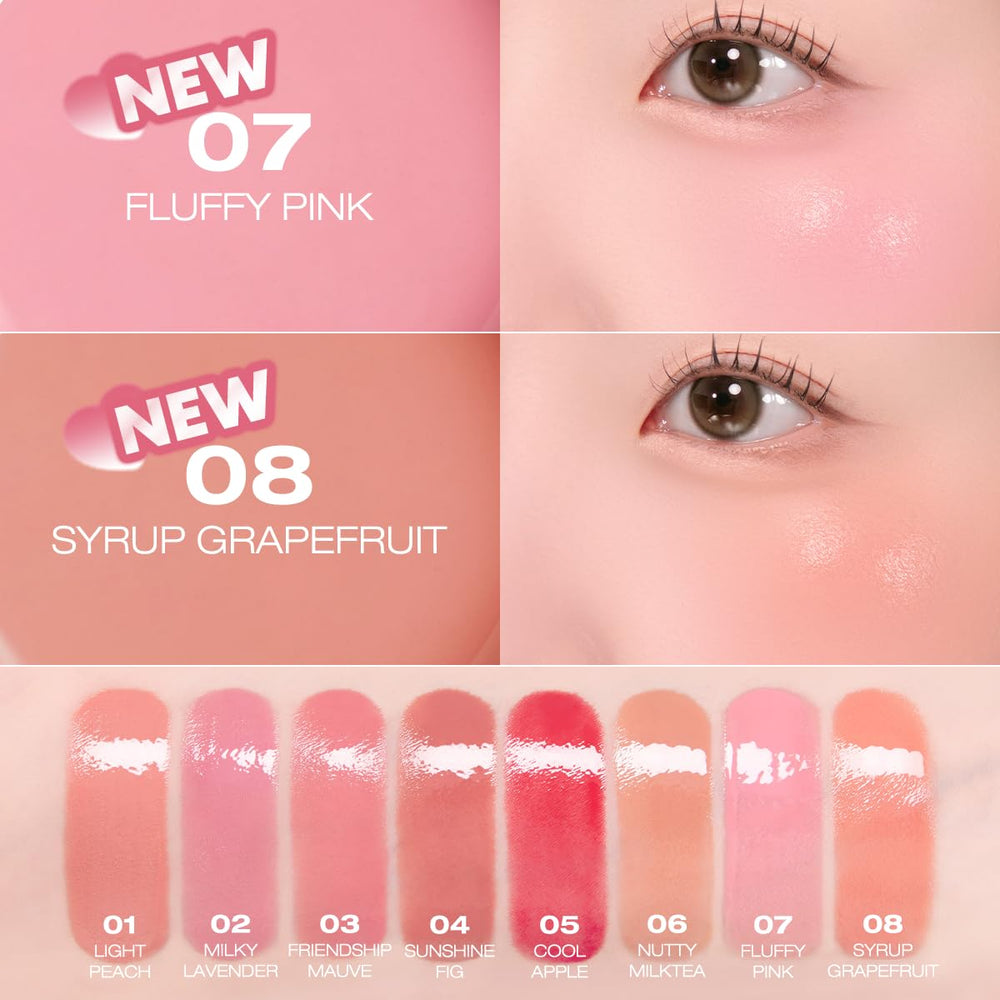 Peripera Syrupy Tok Cheek wear-ready dewy flush on cheek.