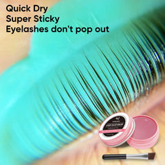PERMANIA Lash Lift Balm Glue rose packaging display highlights premium formula and easy storage.