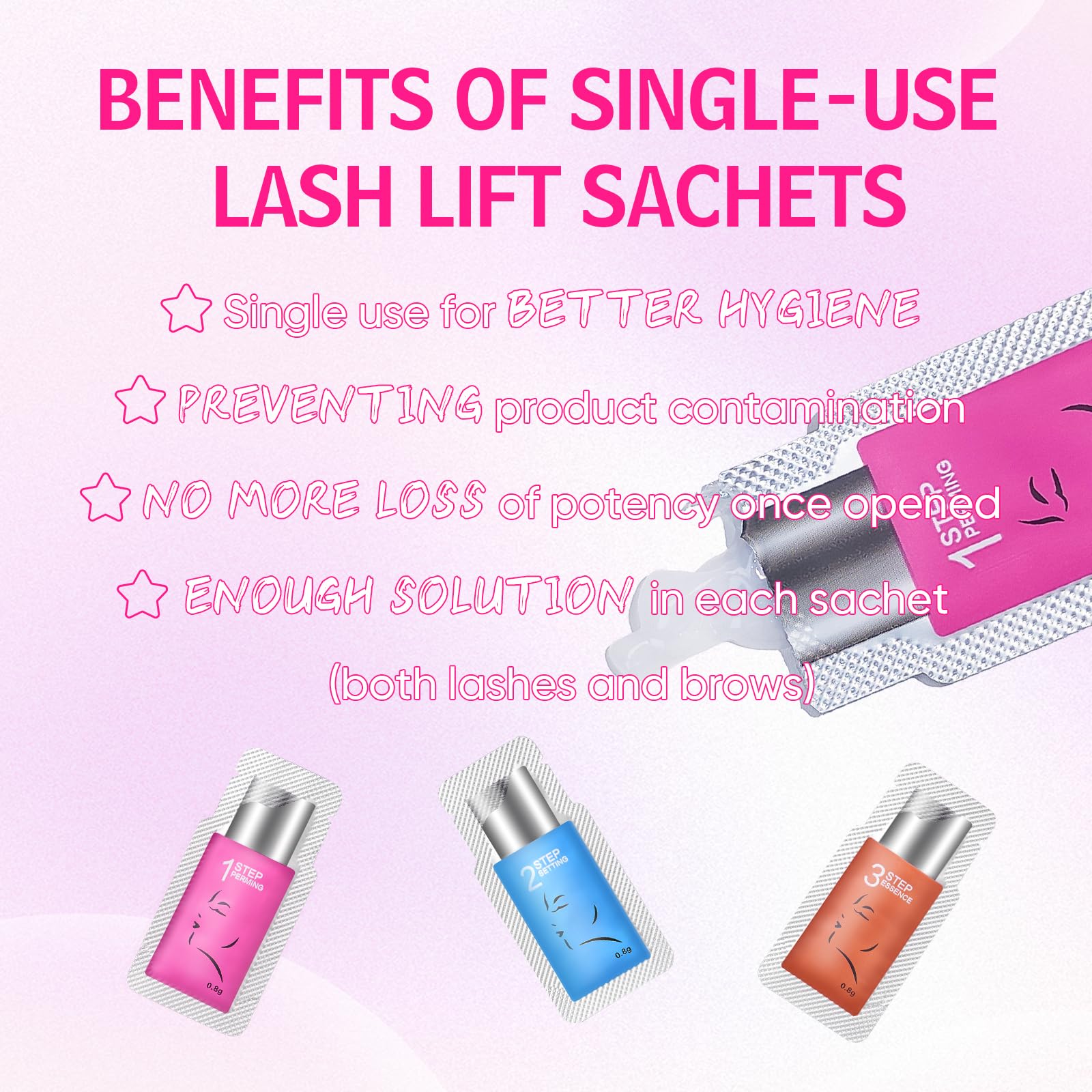 PERMANIA lash lift kit applying perm lift captures quick at-home application step