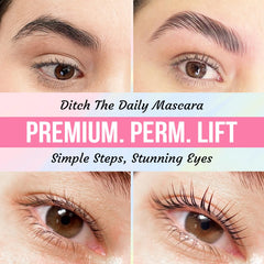 PERMANIA lash lift kit tube design focuses product precision for mess-free application.