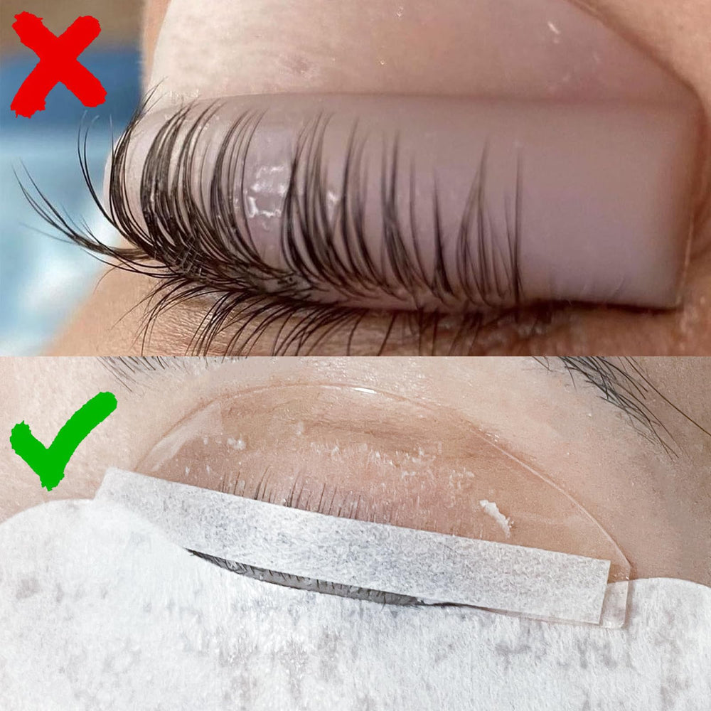 PERMANIA Lash Lift Ribbon sturdy transparent box keeps tools organized.