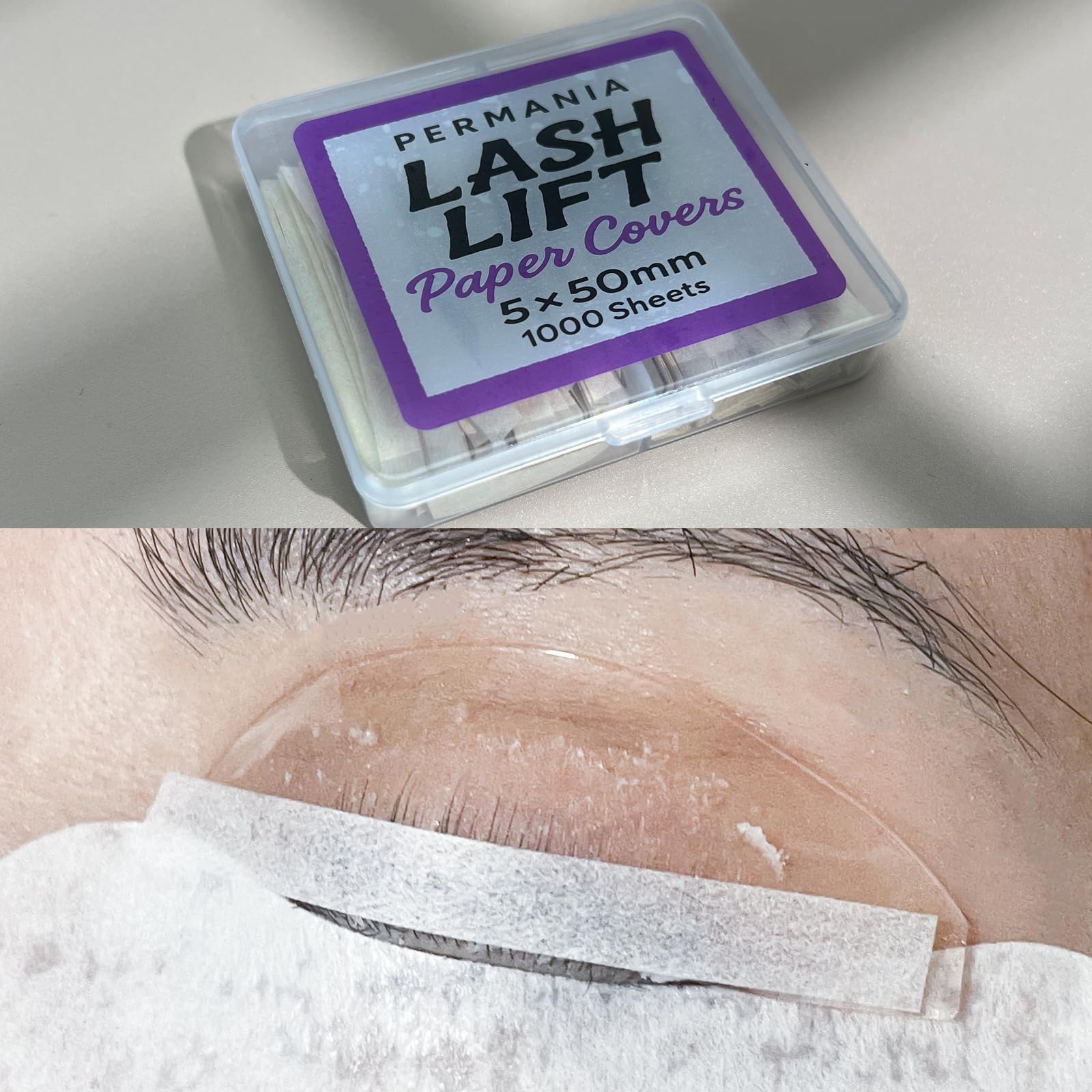 PERMANIA Lash Lift Ribbon two styles variant for different looks.