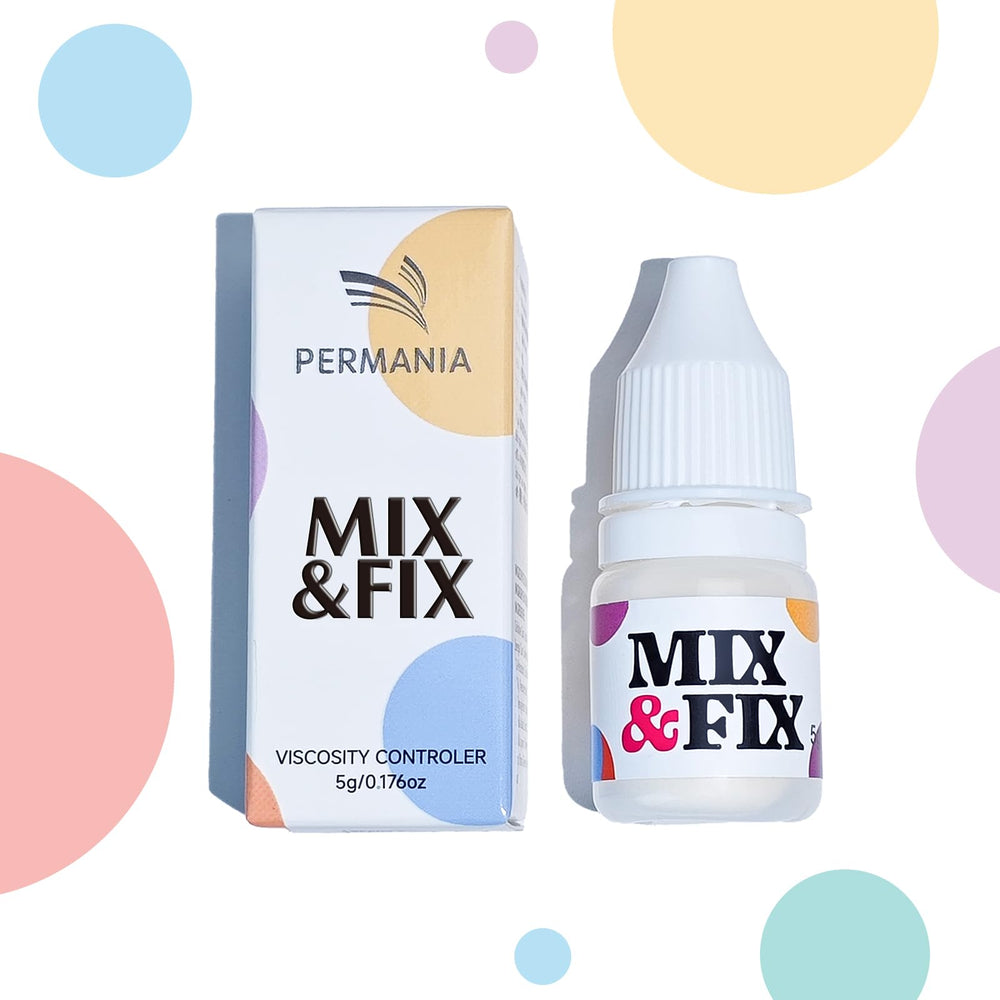 PERMANIA Super Mix Powder highlights nourishing ingredients supporting lash health through perms.