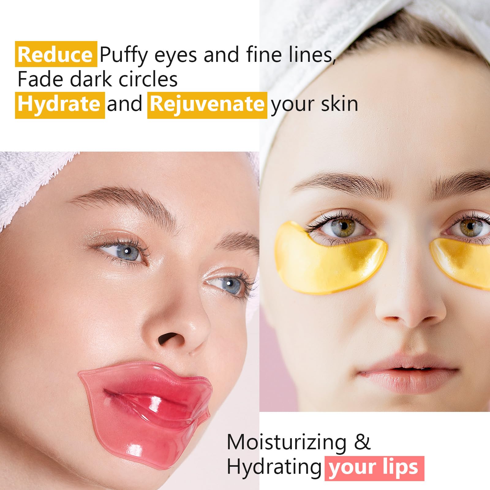 Permotary collagen crystal lip mask gold pack nourish lips and improve moisture